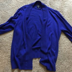 Blue cardigan